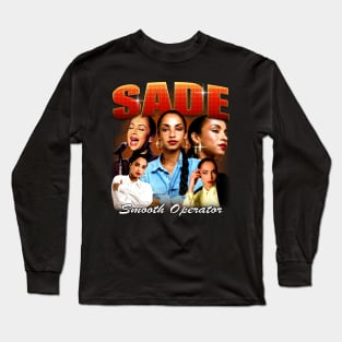 Sade Smooth Operator - Sade Adu Vintage Bootleg Long Sleeve T-Shirt